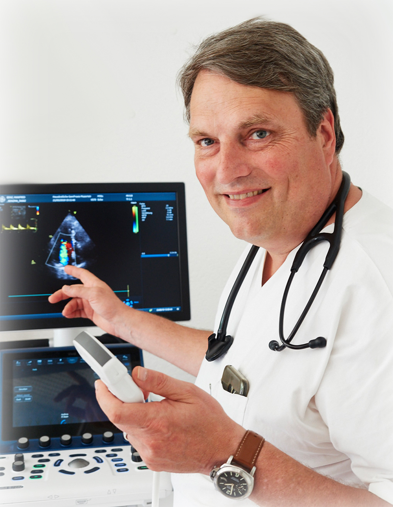 Dr.med. Heithorn erklärt das Ultraschall-Ergebnis